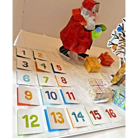 Vintage 2008 Eric Carle's Dream Snow Pop-Up Advent Calendar Interactive Art - Picture 4 of 12